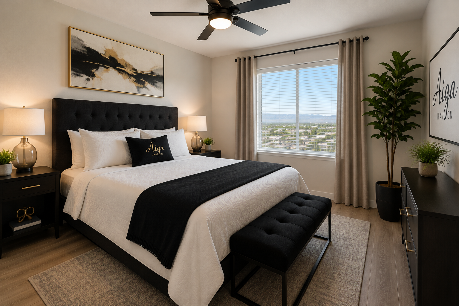 AI concept bedroom